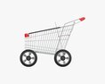 Shopping Cart With Big Wheels 02 3D модель
