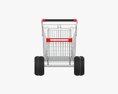 Shopping Cart With Big Wheels 02 3D модель