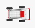 Shopping Cart With Big Wheels 02 Modello 3D