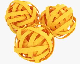 Tagliatelle Pasta 3D 모델 
