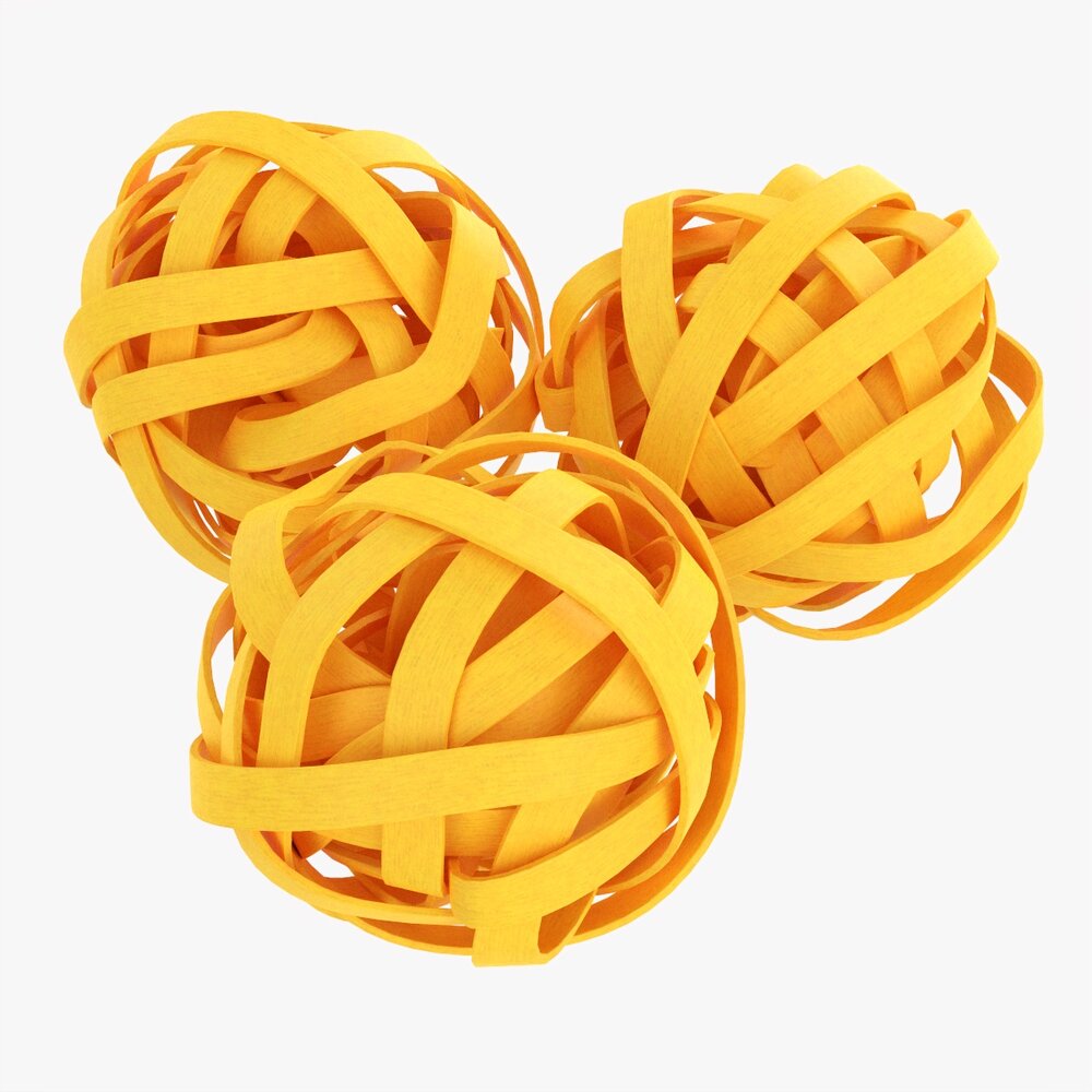 Tagliatelle Pasta 3Dモデル