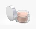 Cosmetics Glass Packaging Face Hand Care Cream Opened Modelo 3D