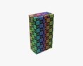 Tetra Pak Juice Cardboard Box Packaging 2000ml Modèle 3d