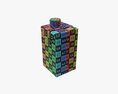 Tetra Pak Juice Cardboard Box Packaging With Cap 500ml Modello 3D