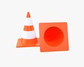Traffic Cones 3D 모델 