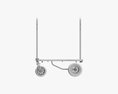 Transport Expandable Cart Modelo 3d