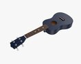 Ukulele Guitar Blue 3D модель
