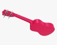 Ukulele Guitar Pink Modello 3D