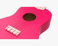 Ukulele Guitar Pink 3Dモデル