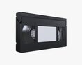 VHS Magnetic Tape Videocassette Modelo 3d