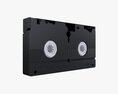 VHS Magnetic Tape Videocassette Modelo 3d