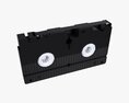 VHS Magnetic Tape Videocassette Modelo 3d