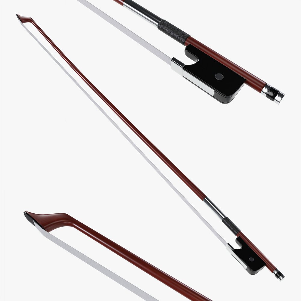 Violin Bow Modello 3D