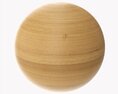 Wooden Sphere 3d model