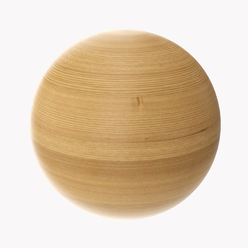 Wooden Sphere 3d model