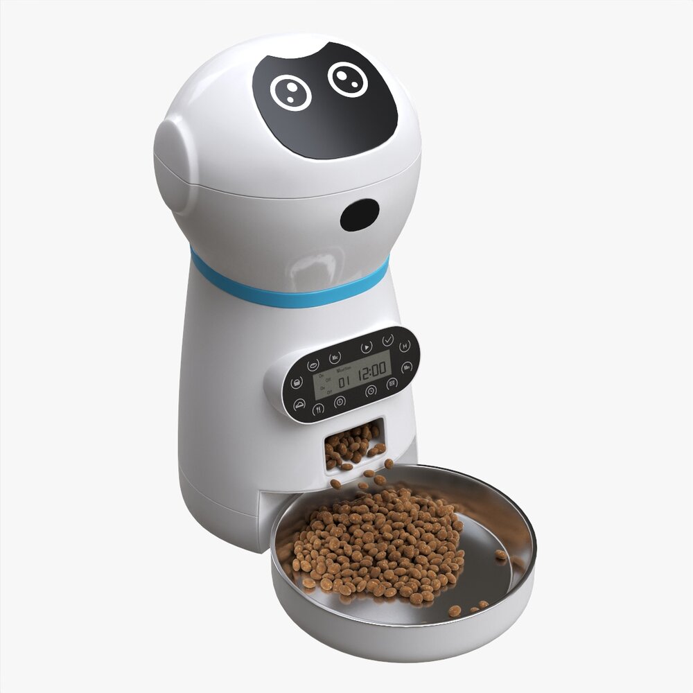 Automatic Pet Feeder 3D 모델 