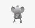 Baby Elephant Ride-On 3D модель