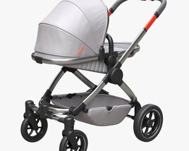 Baby Stroller 02 3D model