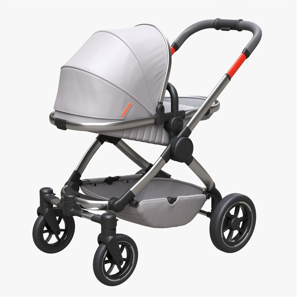 Baby Stroller 02 Modèle 3D