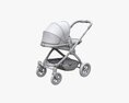 Baby Stroller 02 3D 모델 