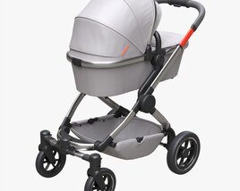 Baby Stroller 05 3D model