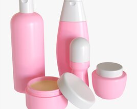 Body And Hair Care Set 3D model