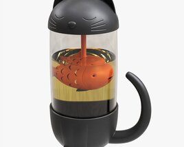 Cat-Shaped Teapot Modello 3D