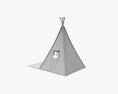 Children Tepee With Playmat 3Dモデル