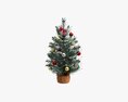 Christmas Tree Small Decorated 3D модель