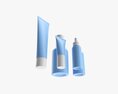 Day Face Care Lux Set Mockup 3Dモデル