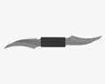 Double Bladed Throwing Knife 3d model