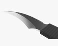 Double Bladed Throwing Knife Modèle 3d