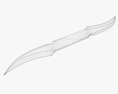 Double Bladed Throwing Knife 3D-Modell