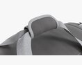 Duffel Travel Sport Bag Dark Gray Modelo 3D