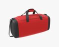 Duffel Travel Sport Bag Red Black 3Dモデル