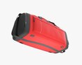 Duffel Travel Sport Bag Red Black Modelo 3D