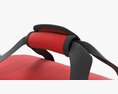 Duffel Travel Sport Bag Red Black 3D 모델 
