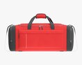 Duffel Travel Sport Bag Red Black 3d model