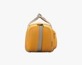 Duffel Travel Sport Bag Yellow Modelo 3D
