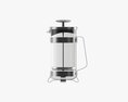 French Press Coffee Maker 3Dモデル