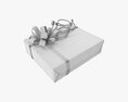 Gift Box With Ribbon 02 3D 모델 