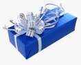 Gift Box With Ribbon 03 3D модель