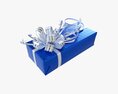 Gift Box With Ribbon 03 3d model