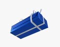 Gift Box With Ribbon 03 Modello 3D
