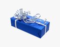 Gift Box With Ribbon 03 3D модель