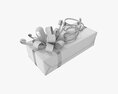 Gift Box With Ribbon 03 Modèle 3d