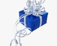 Gift Box With Ribbon 04 3Dモデル