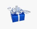 Gift Box With Ribbon 04 3D модель