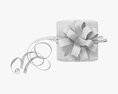 Gift Box With Ribbon 04 Modello 3D