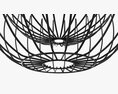 Iron Suspended Wire Basket 3D 모델 